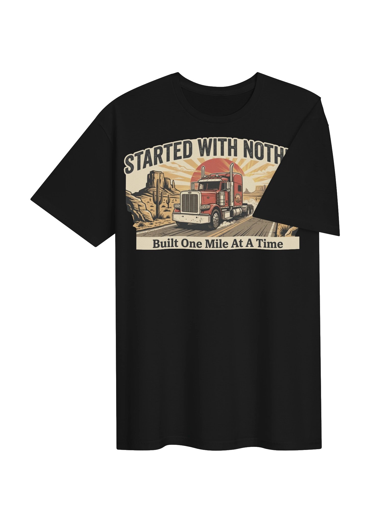 Started With Nothing Truck Tee product image (48)