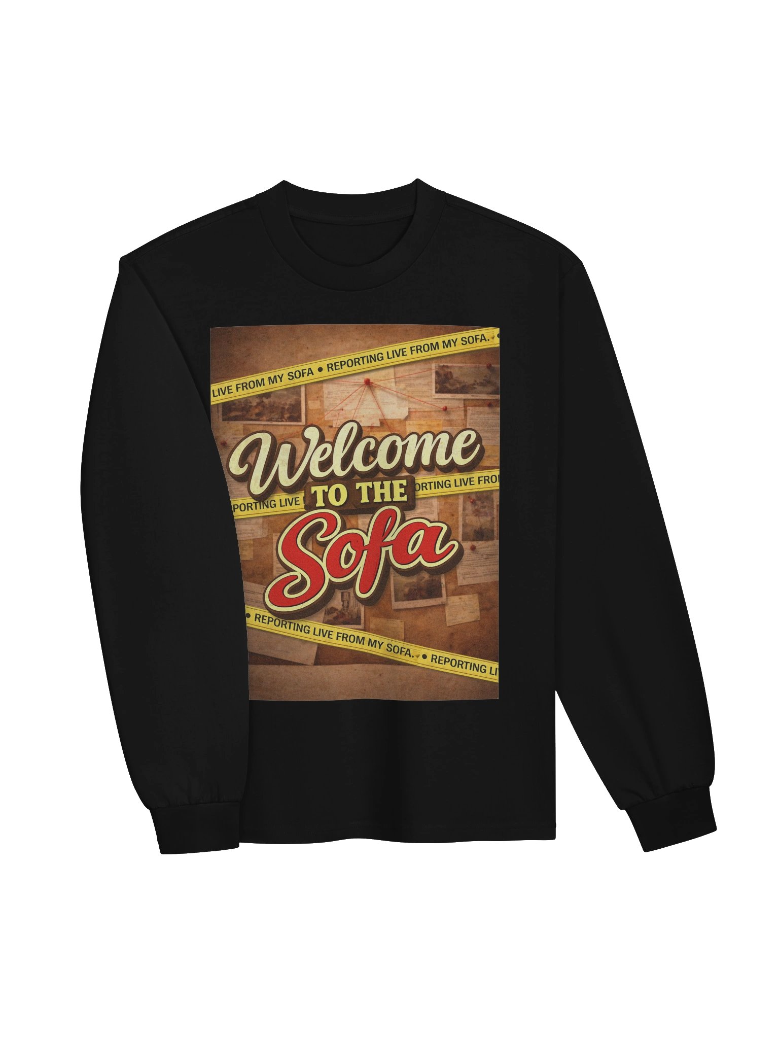 Welcome to the Sofa Crime Board Long Sleeve Shirt product image (17)