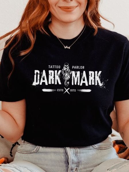 Dark Mark Tattoo Parlor Halloween Punk Grunge Shirt product image (5)