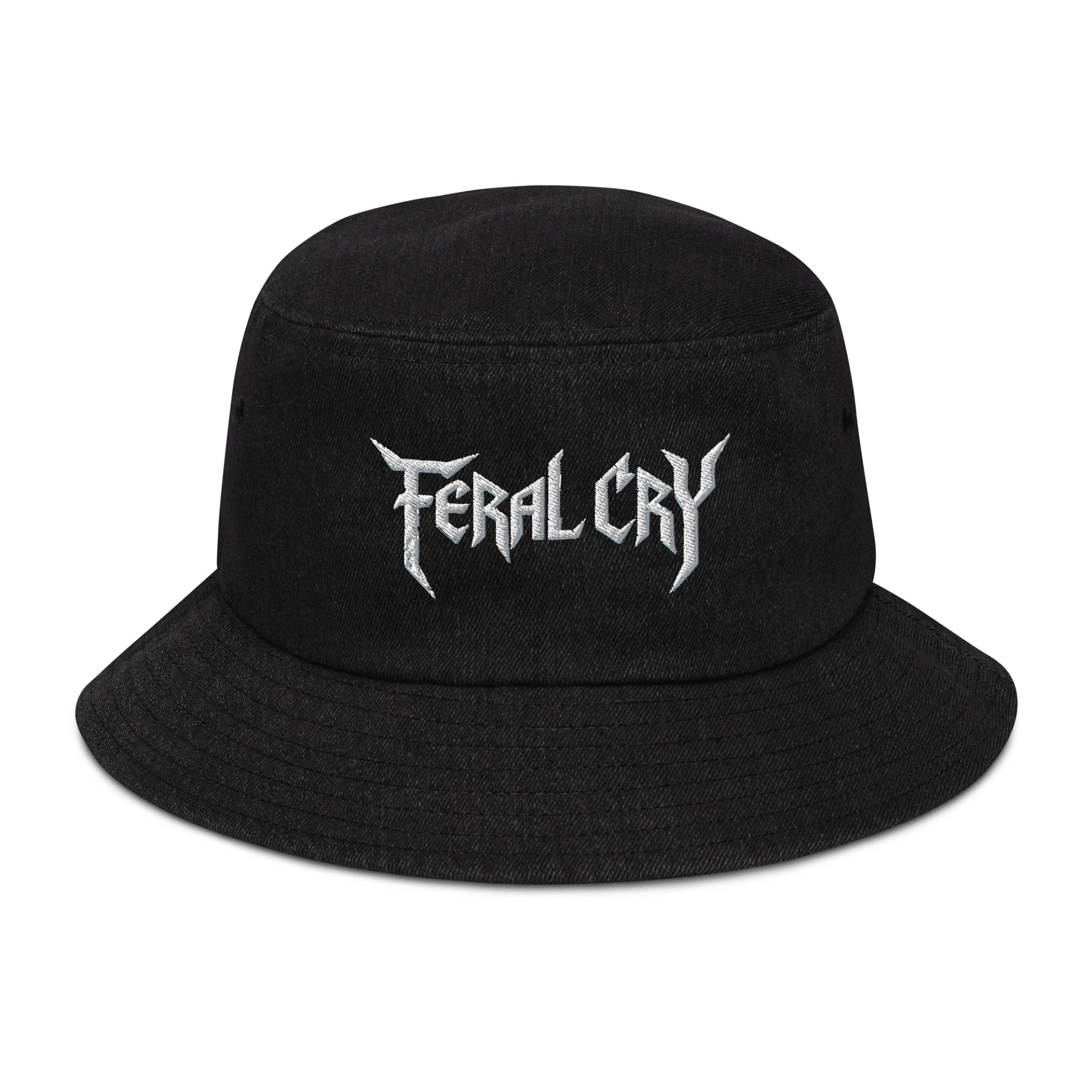 Feral Cry Denim Bucket Hat product image (1)