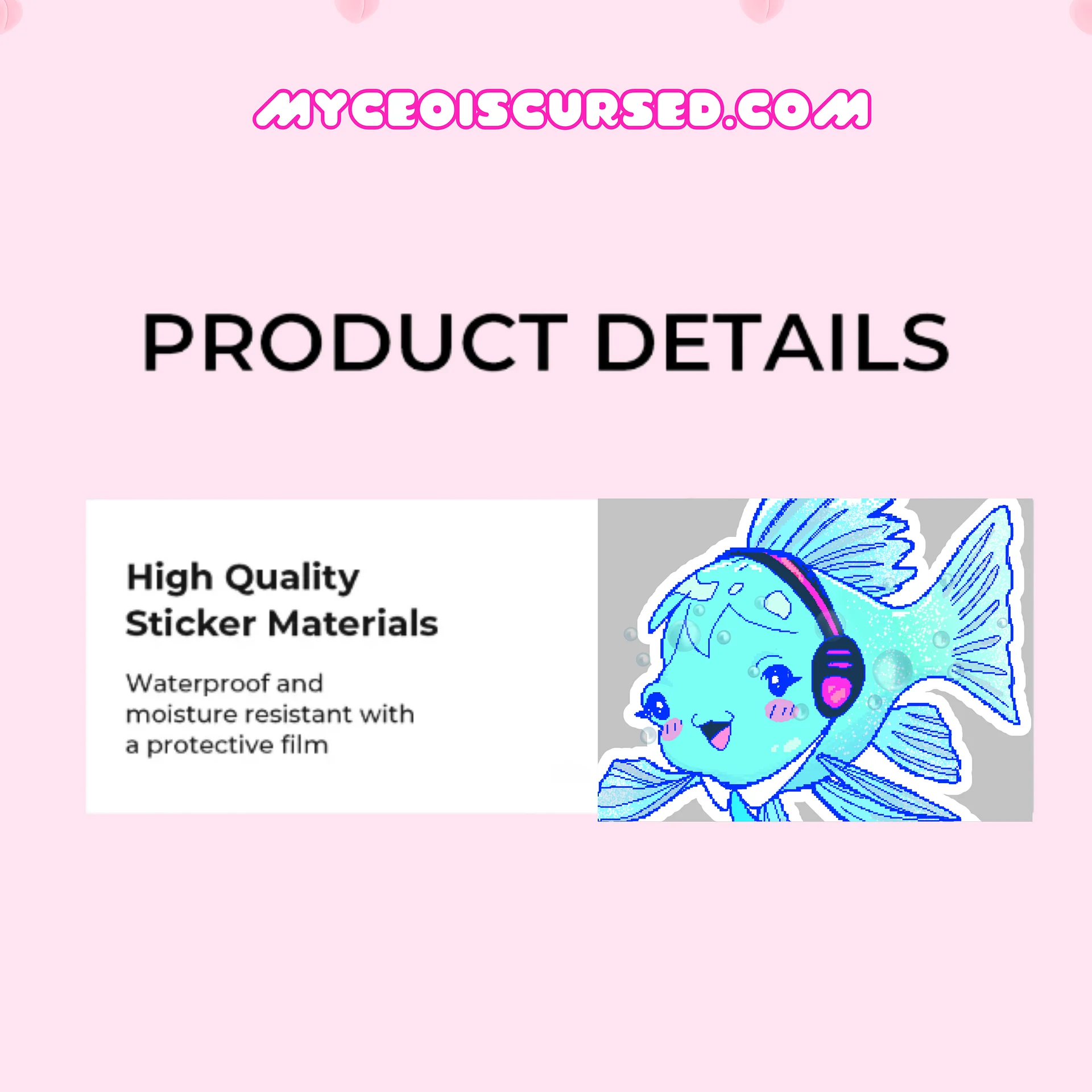 Fishku and Friends - Sticker Sheet 🐟 product image (4)
