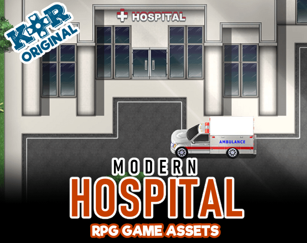 Prodigy Rp Hospital KR Modern Hospital Tileset for RPGs | Kokoro Reflections