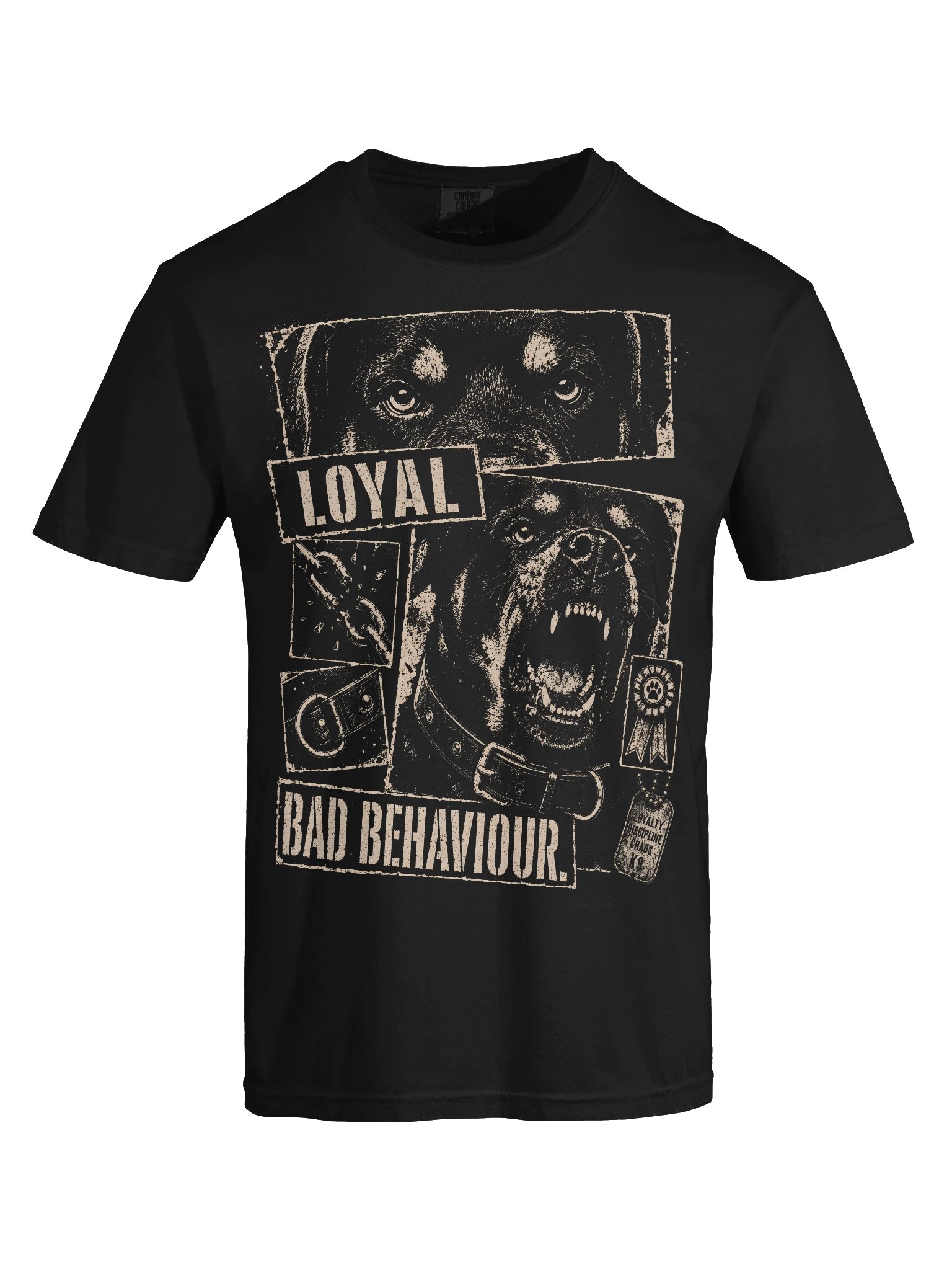 Loyal & Bad Behaviour Rottweiler Heavyweight Vintage Graphic Tee product image (6)