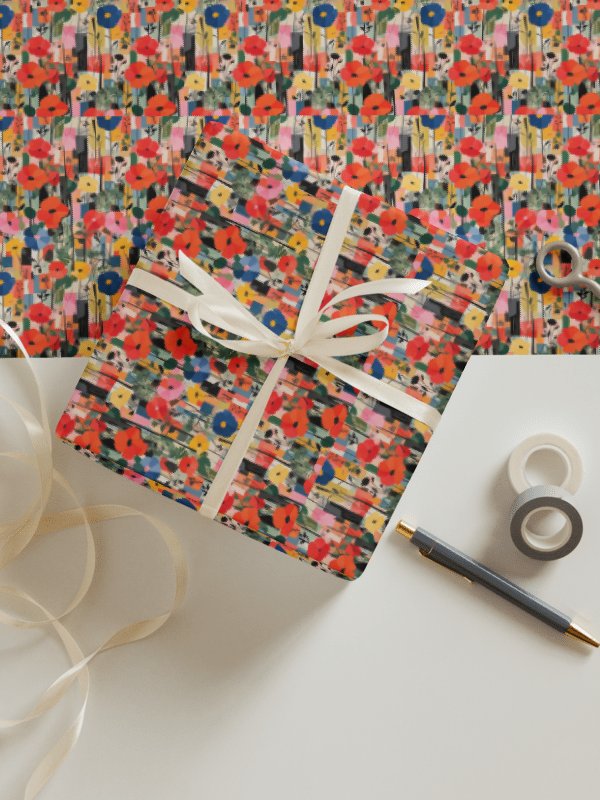 Symmetry in Color: Abstract Wrapping Paper Set product image (3)
