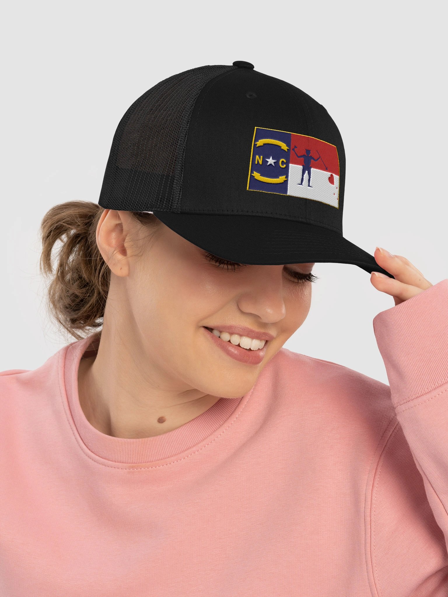 North Carolina Revenge Trucker Hat product image (17)