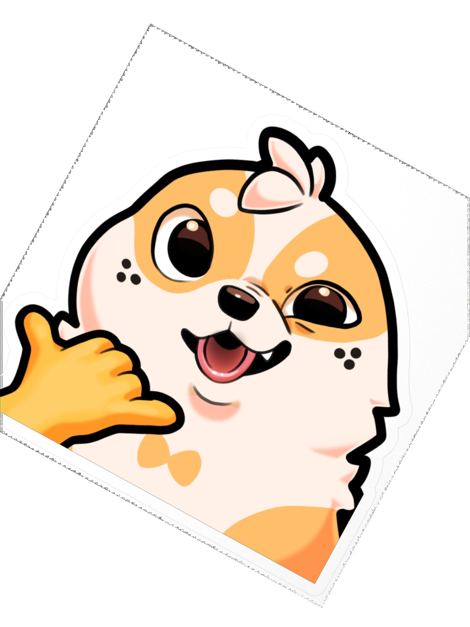 corgCHILL Sticker product image (2)