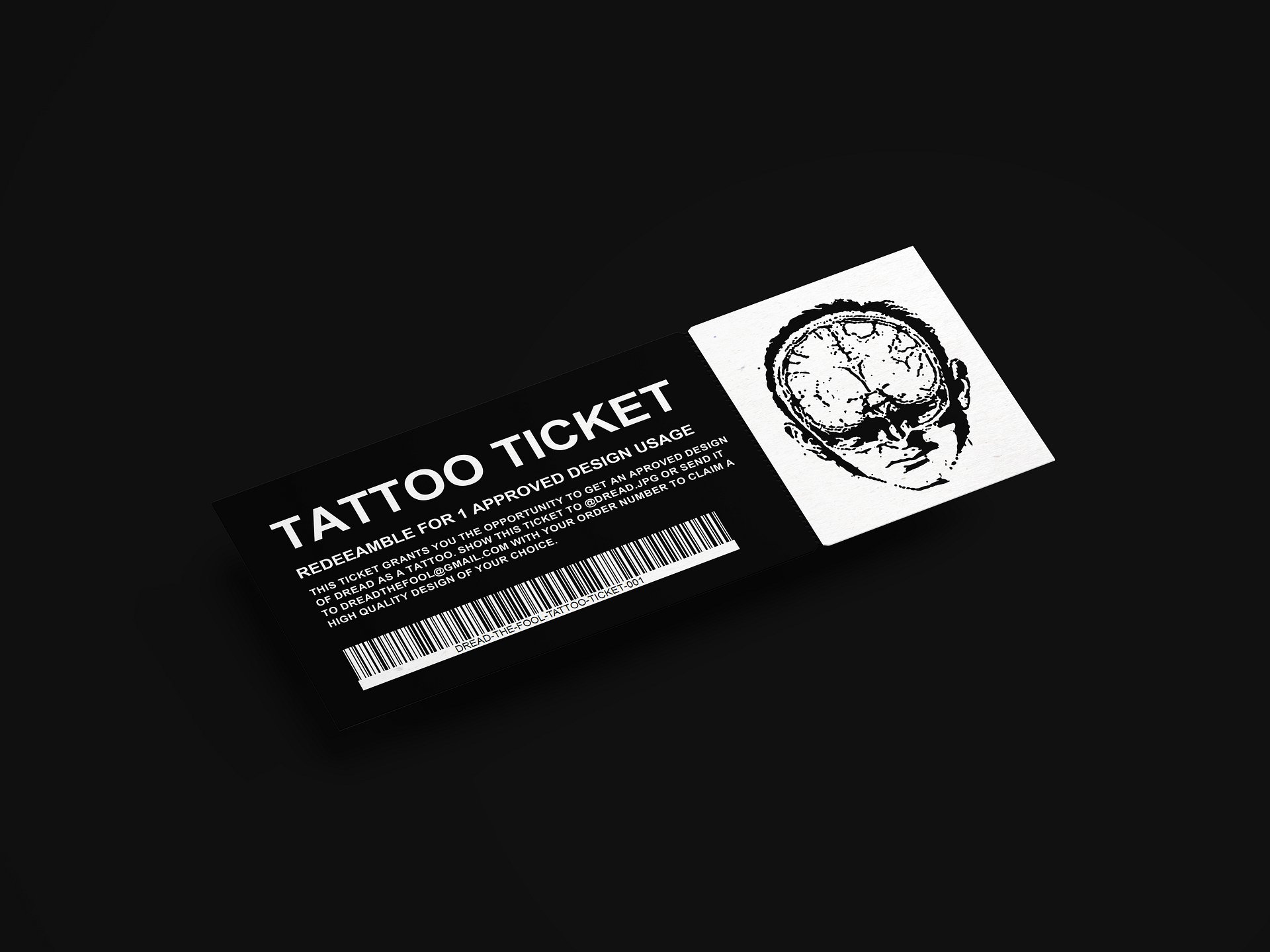 TATTOO TICKET - 1 USAGE product image (1)