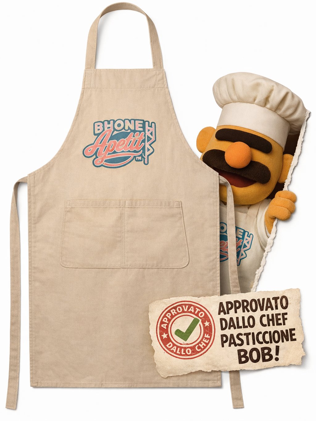 Grembiule BHONE APETIT™ – Edizione “Che Pasticcione Bob!” product image (3)