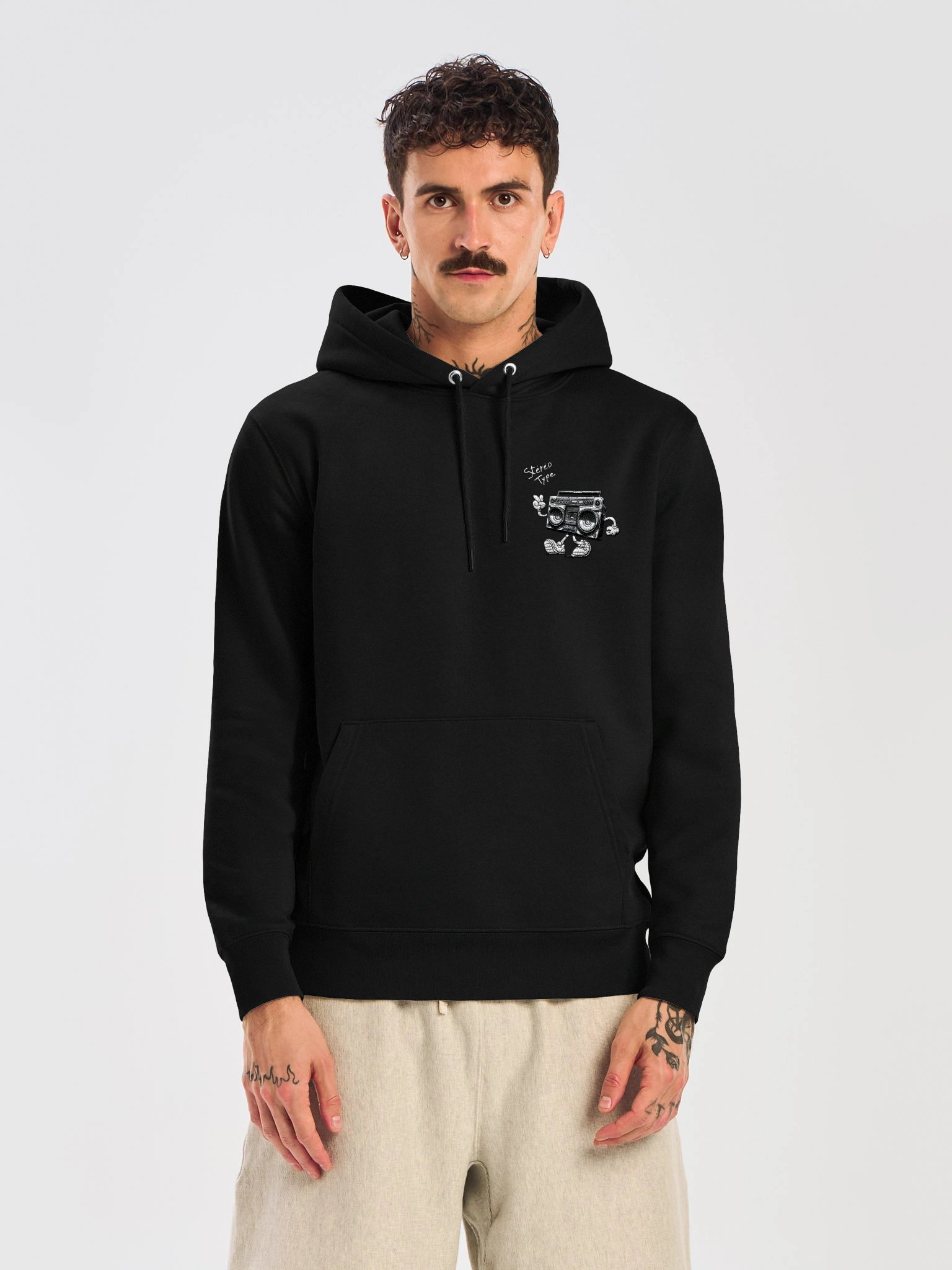 Stereo Type Embroidered Hoodie #1 product image (14)