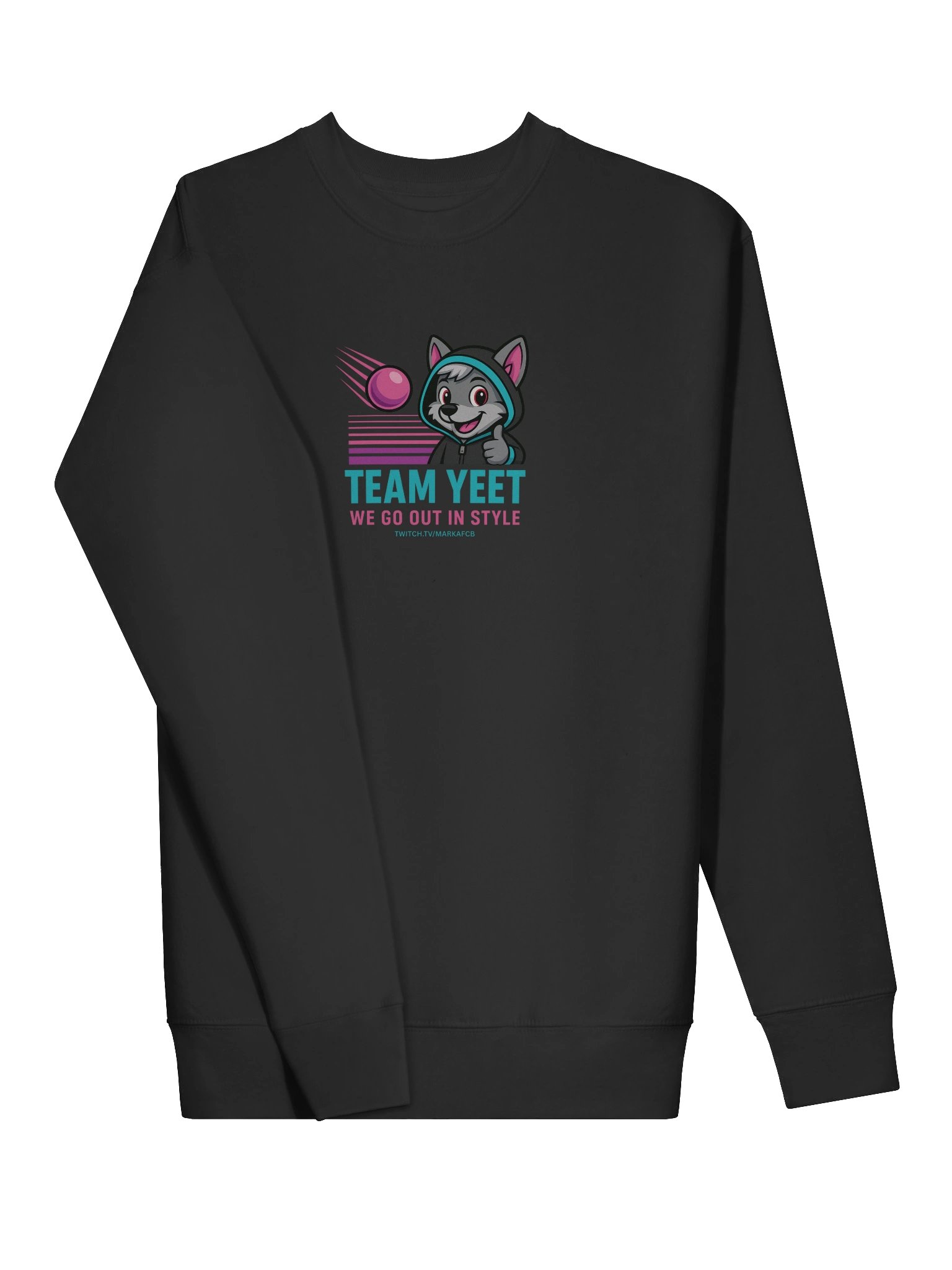 "TEAM YEET" SWEATSHIRT – Official Stream Mascot Edition product image (17)