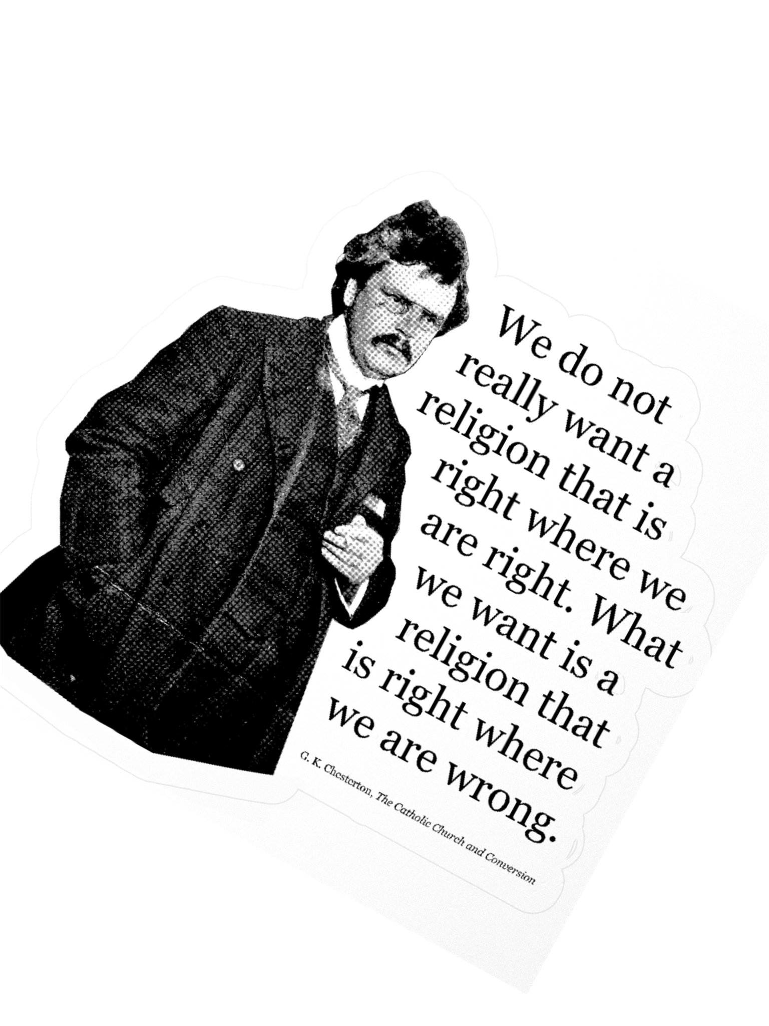 Chesterton on Religion - Sticker product image (5)