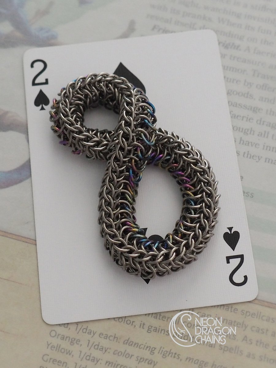Mobius Fidget Toy / Rainbow Titanium product image (5)