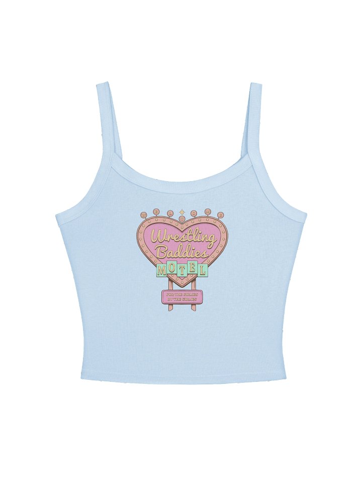 Wresling Winedown x TAIGASTYLE "Wrestling Baddie Summer" Micro Ribbed Crop Top product image (1)