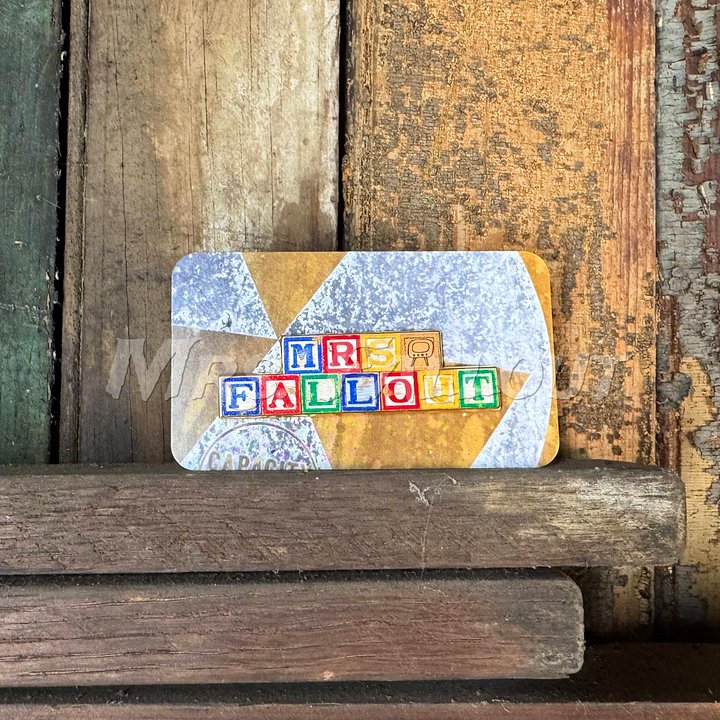 Mrs.Fallout Block Pin product image (1)