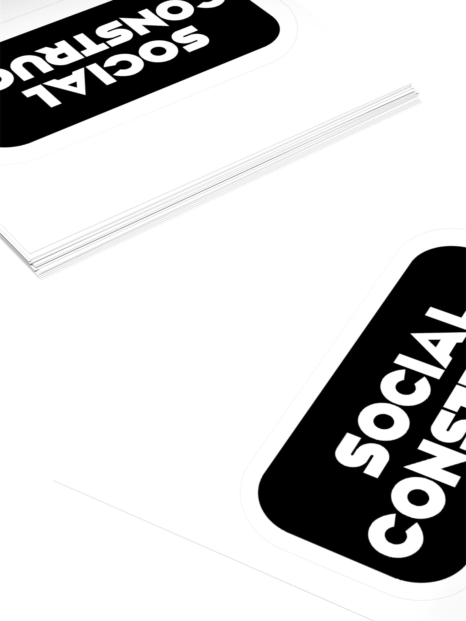 Social Construct Kiss Cut Stickers product image (10)