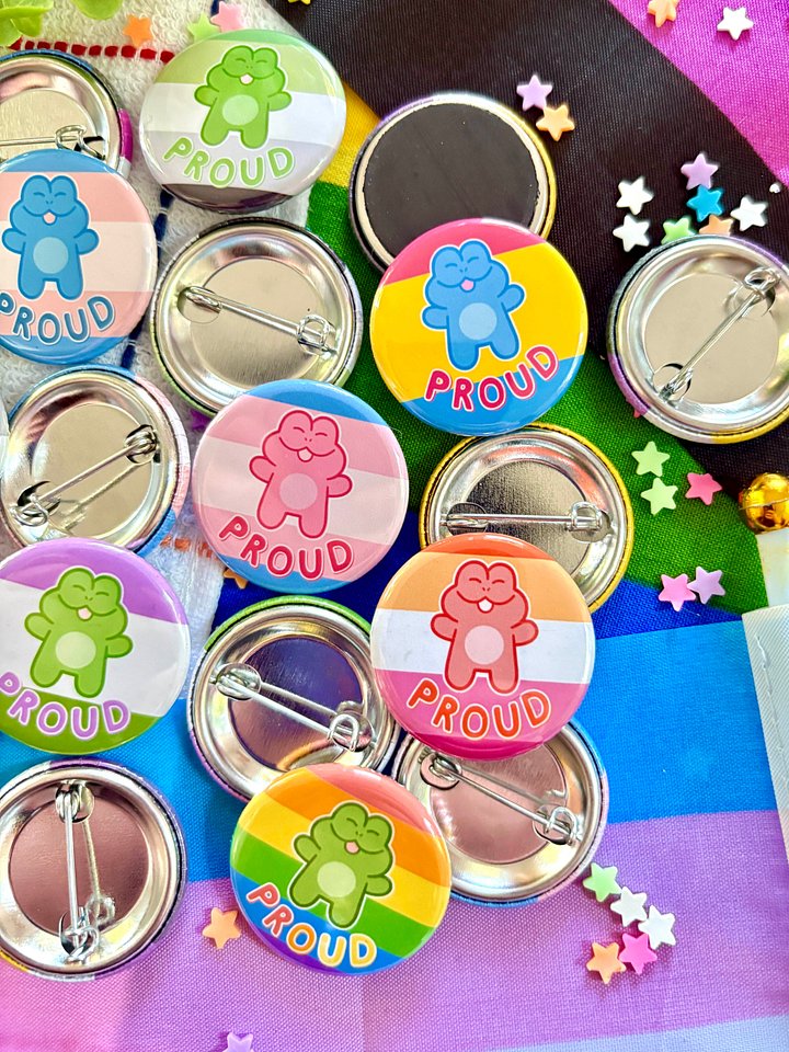 Proud Frog Buttons and Magnets product image (2)