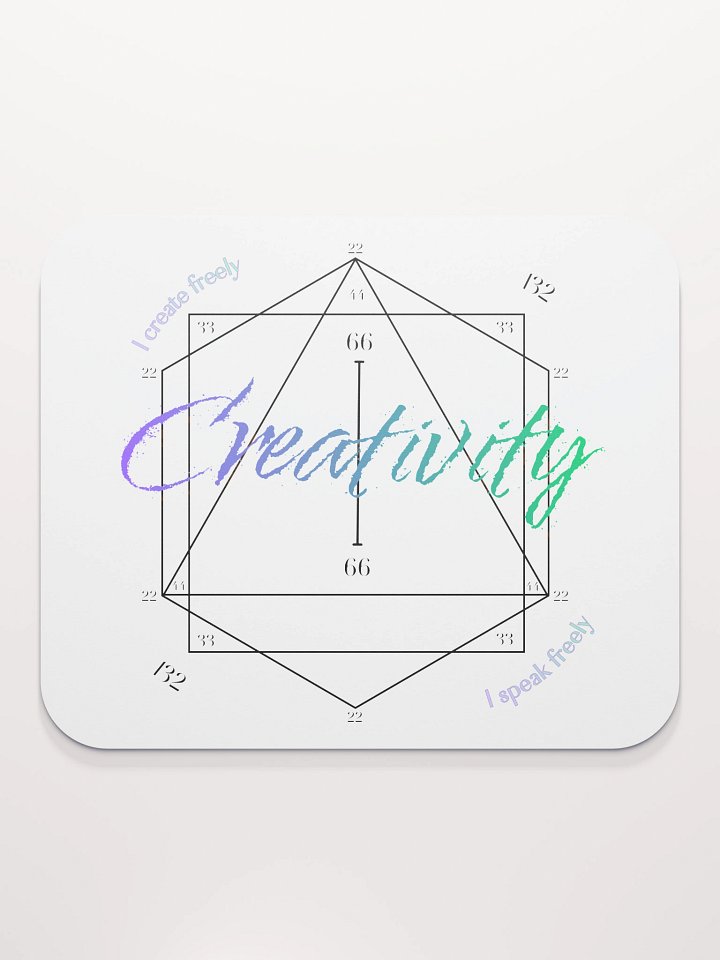 Creativity 132 Vibrational Mousepad (purple to green) product image (2)