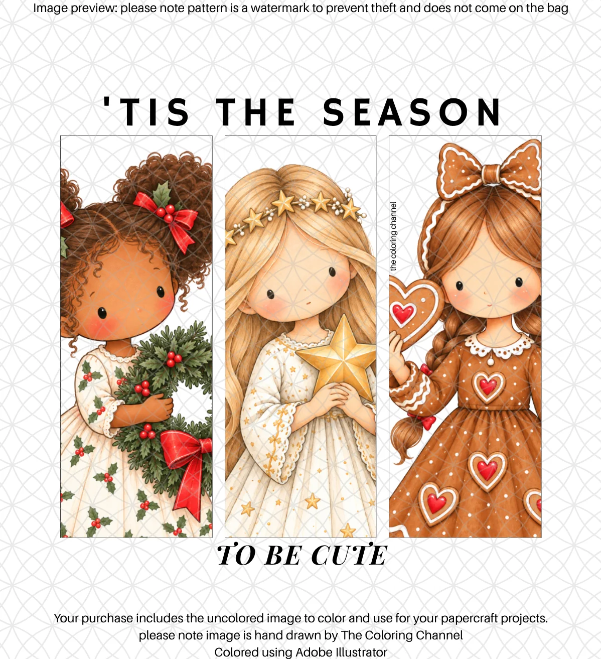 Organic Cotton Tote Bag - Tis the Season product image (4)