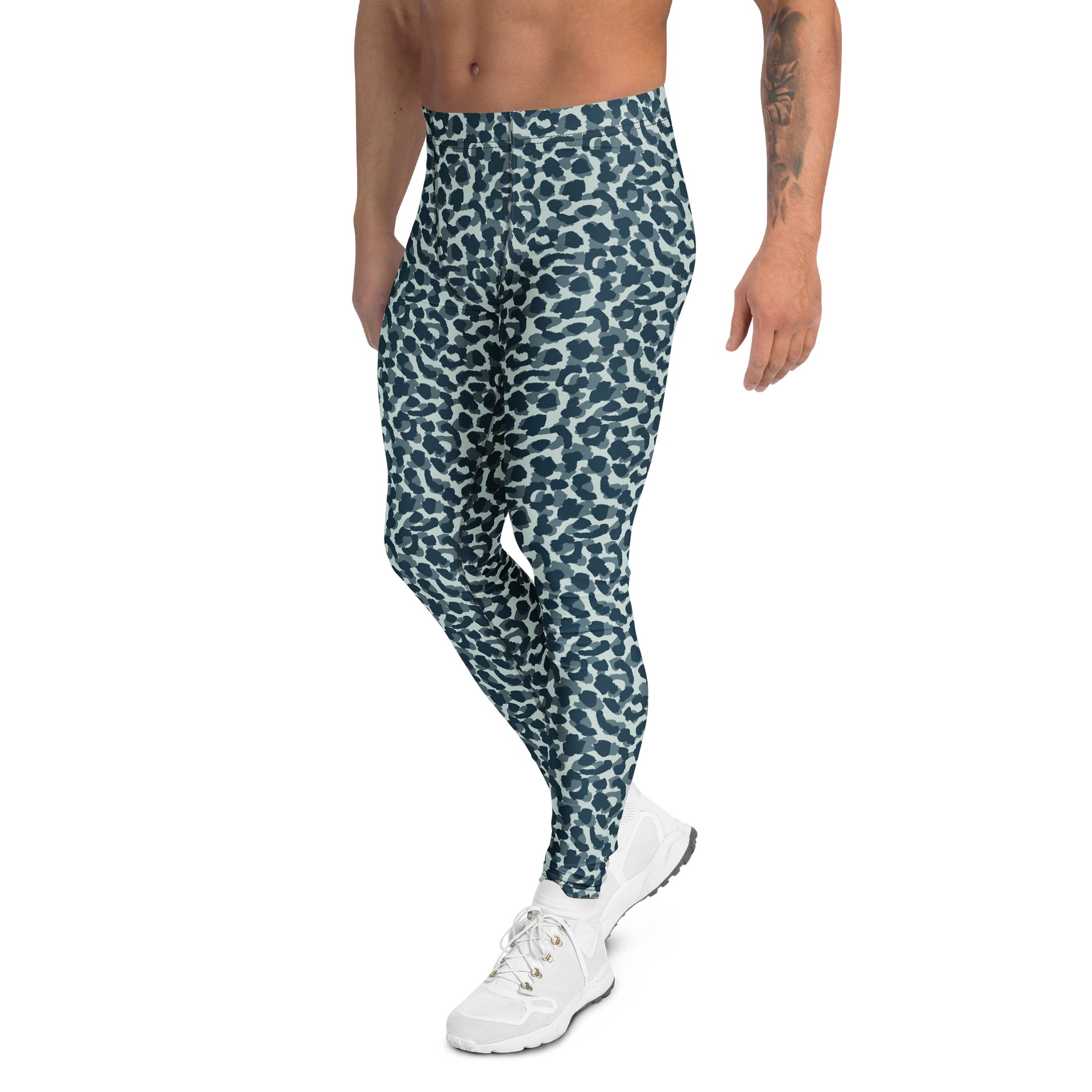 Camouflage Leopard Print Men's Leggings product image (4)