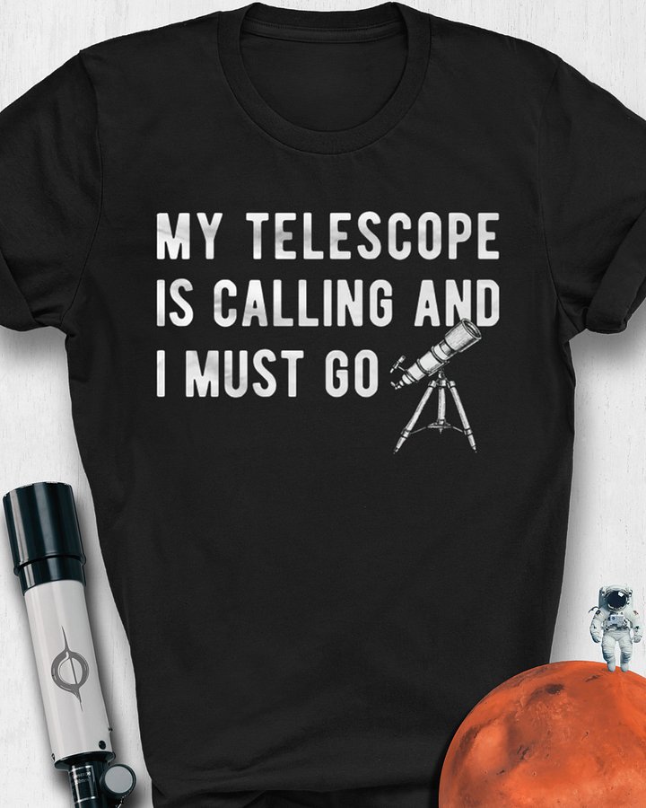 Telescope Calling Unisex T-Shirt product image (1)