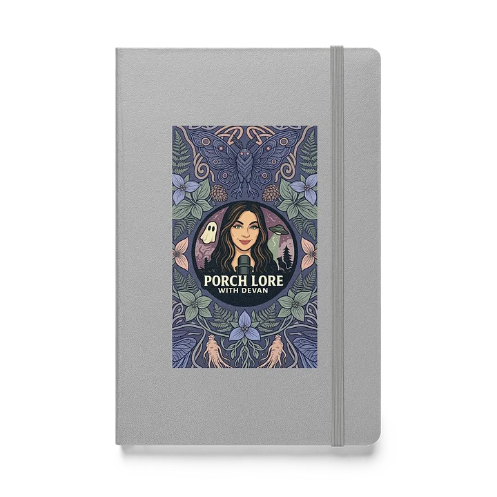 PORCH LORE DEVAN PERIWINKLE MOTH HARDCOVER NOTEBOOK product image (2)