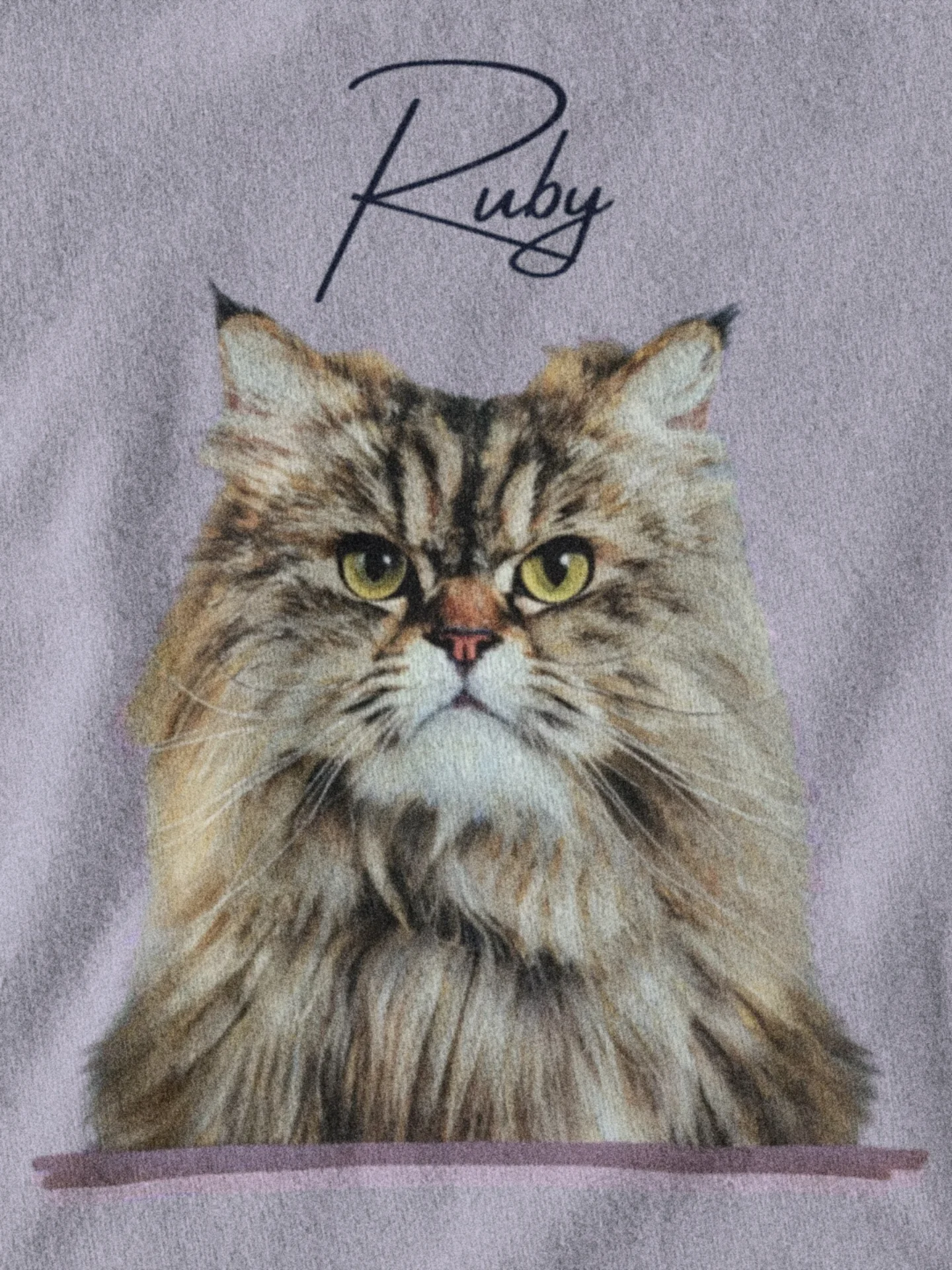 Custom Minimalist Left Chest Oil Painting Pet Portrait T-Shirt product image (6)
