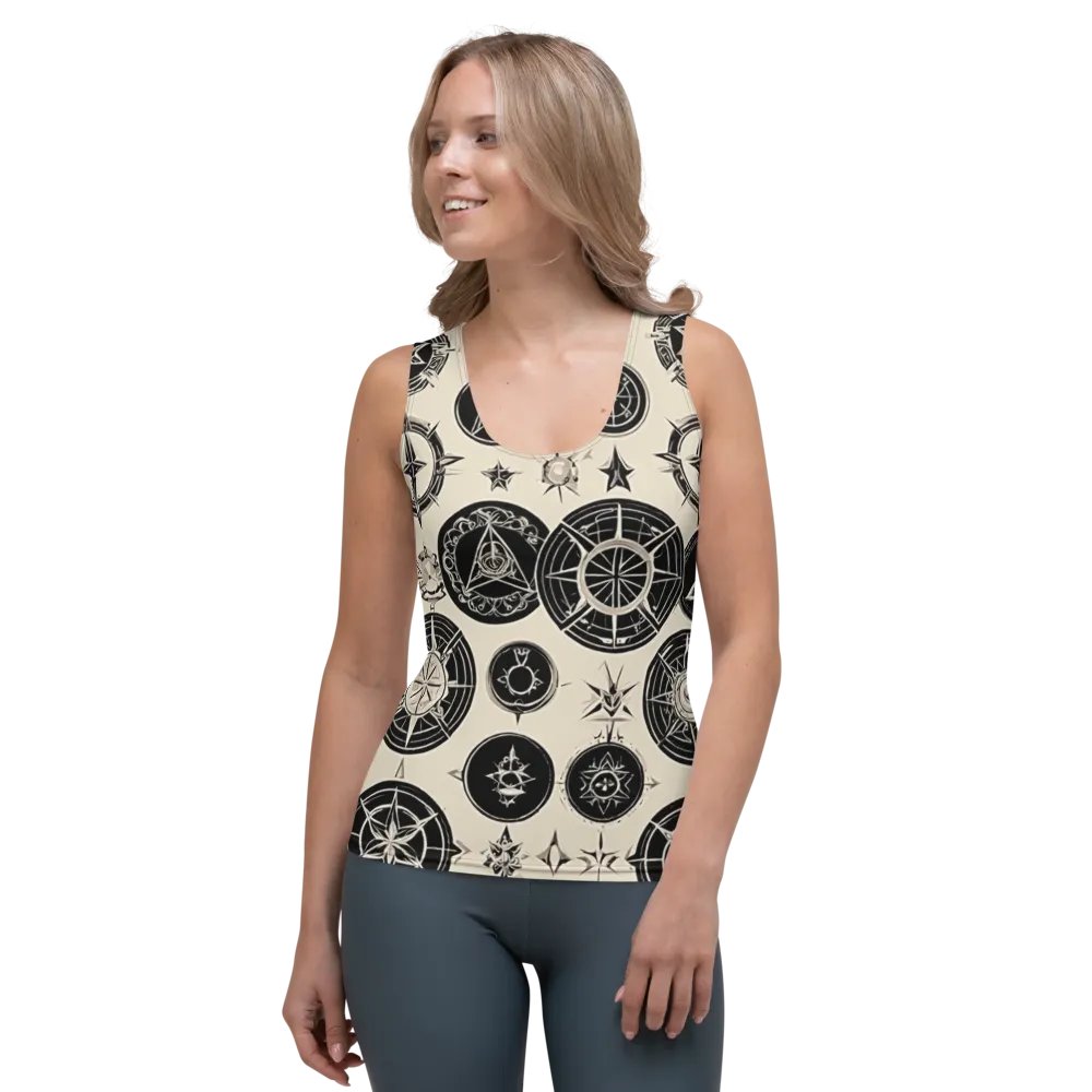 Cream Symbology Tank Top product image (2)