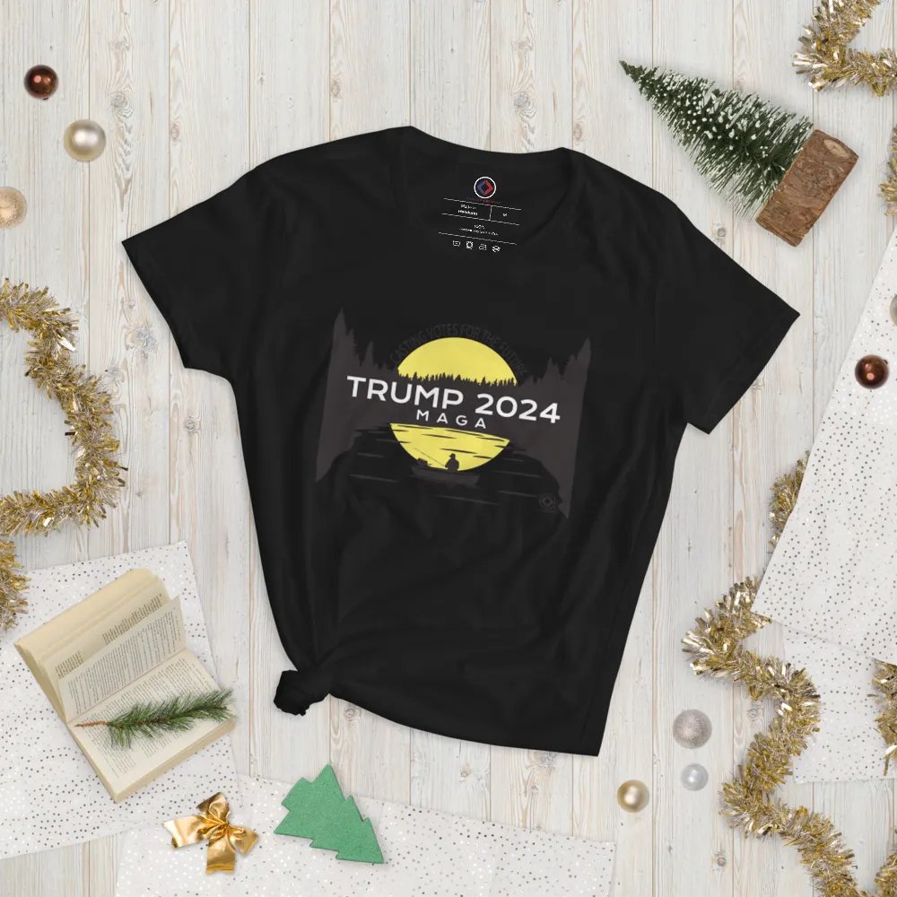 Trump 2024 Fishing Sunset Women's T-Shirt product image (16)