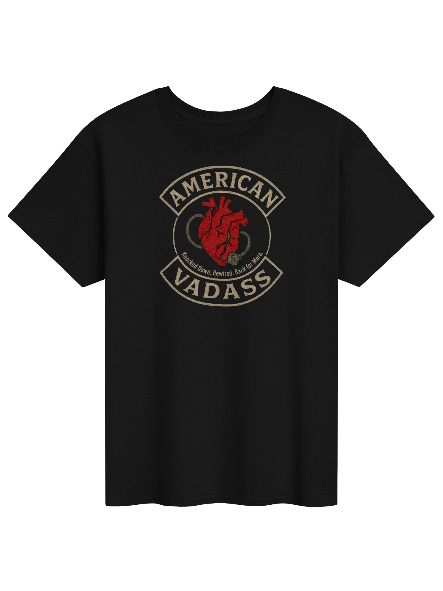 "AMERICAN VADASS - Knocked Down " T-Shirt — Unisex product image (2)