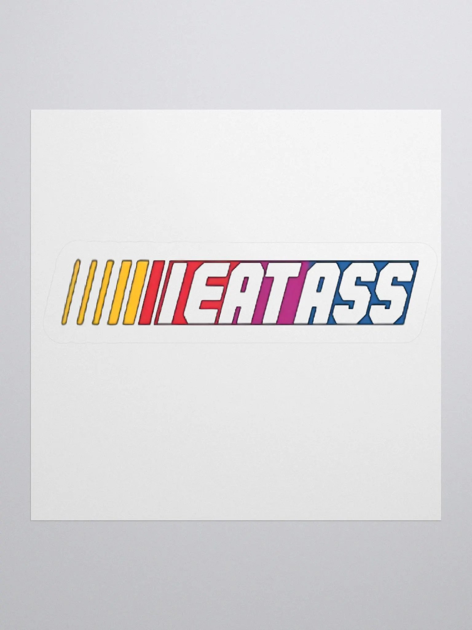 I Eat Ass Sticker product image (1)