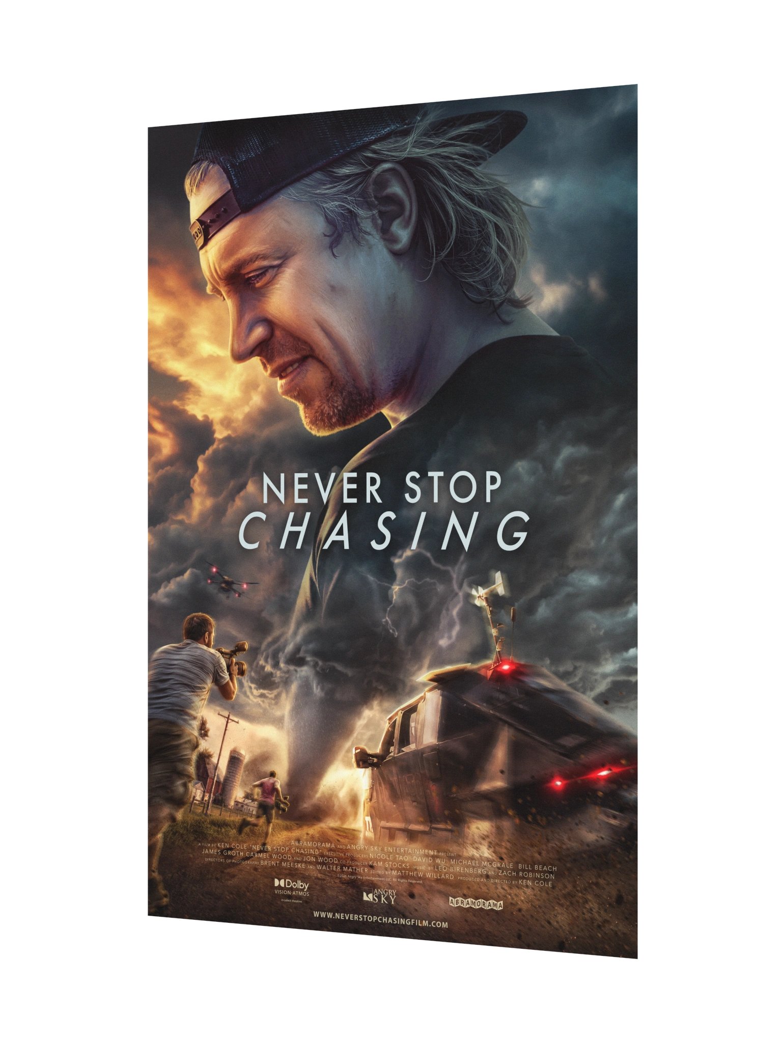 Official "Never Stop Chasing" Movie Poster (Limited Theatrical Edition) product image (3)