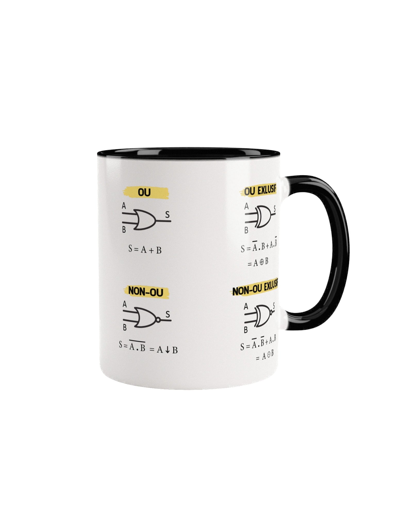 Mug Portes Logiques – Cadeau idéal pour les ingénieurs, programmeurs, passionnés de technologie et amateurs de STEM, tasse à café personnalisée product image (1)