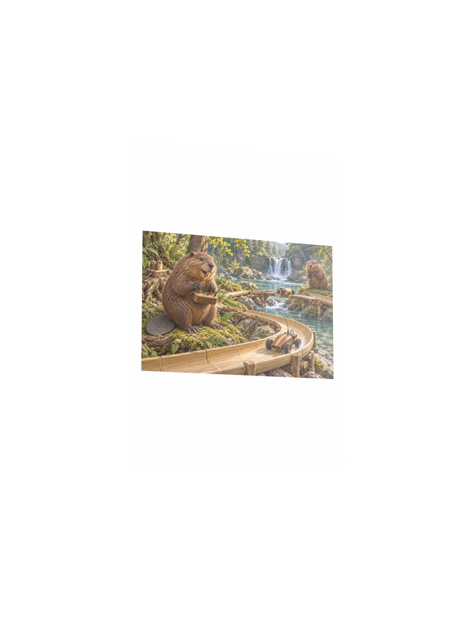 Timber Track Small Art Print product image (3)