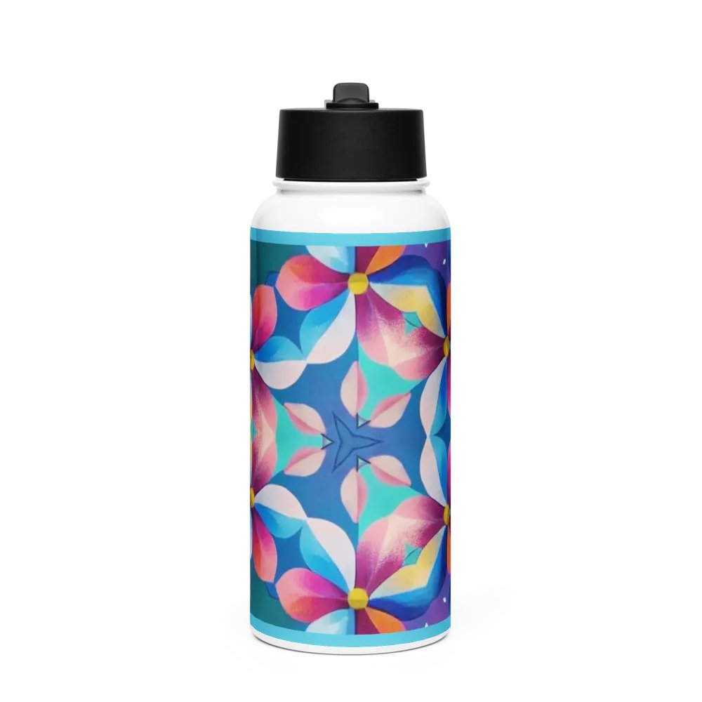 Floral Symphony Stainless Steel Bottle product image (1)