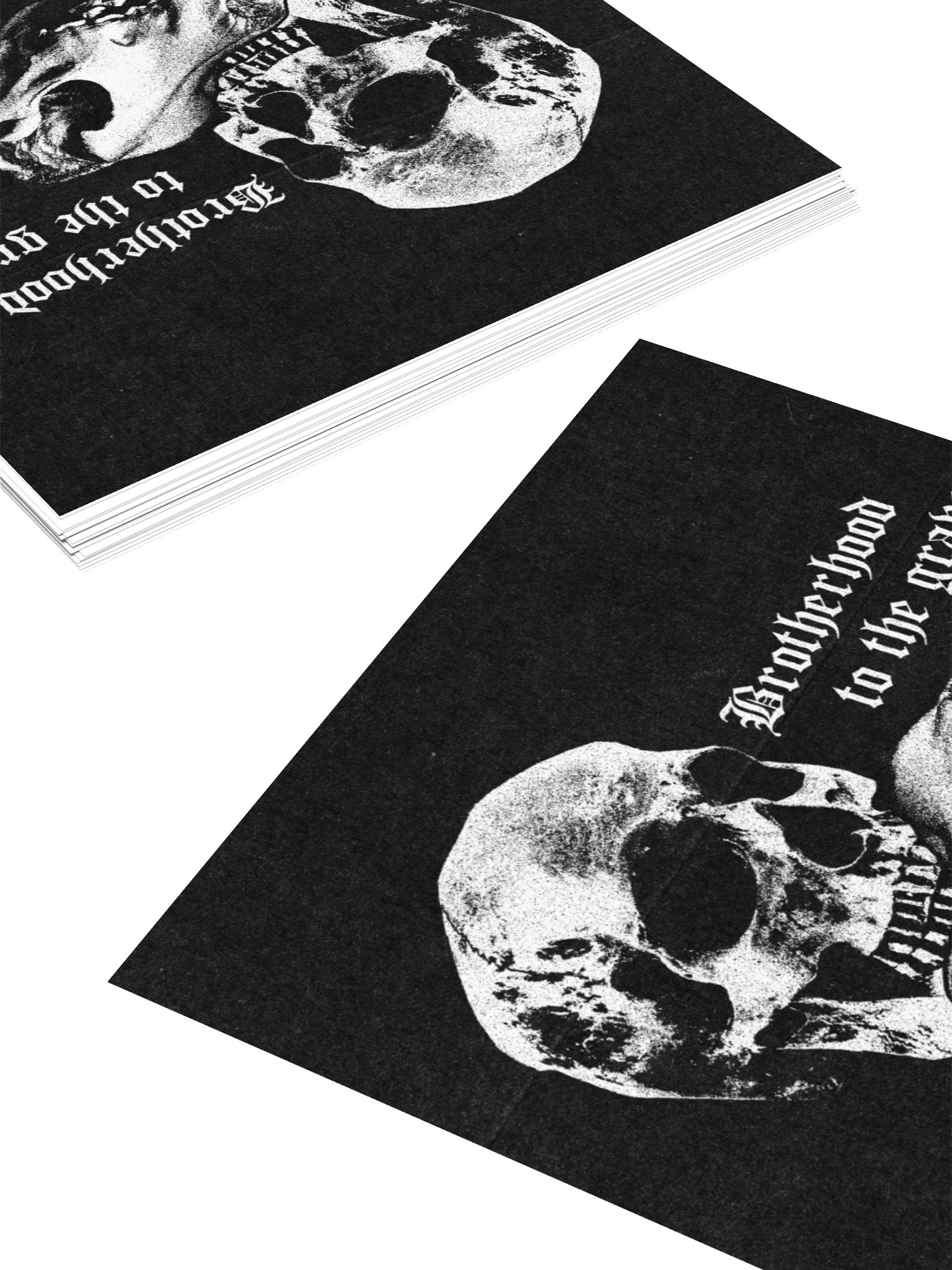 "BROTHERHOOD TO THE GRAVE" LOGO STICKER product image (12)