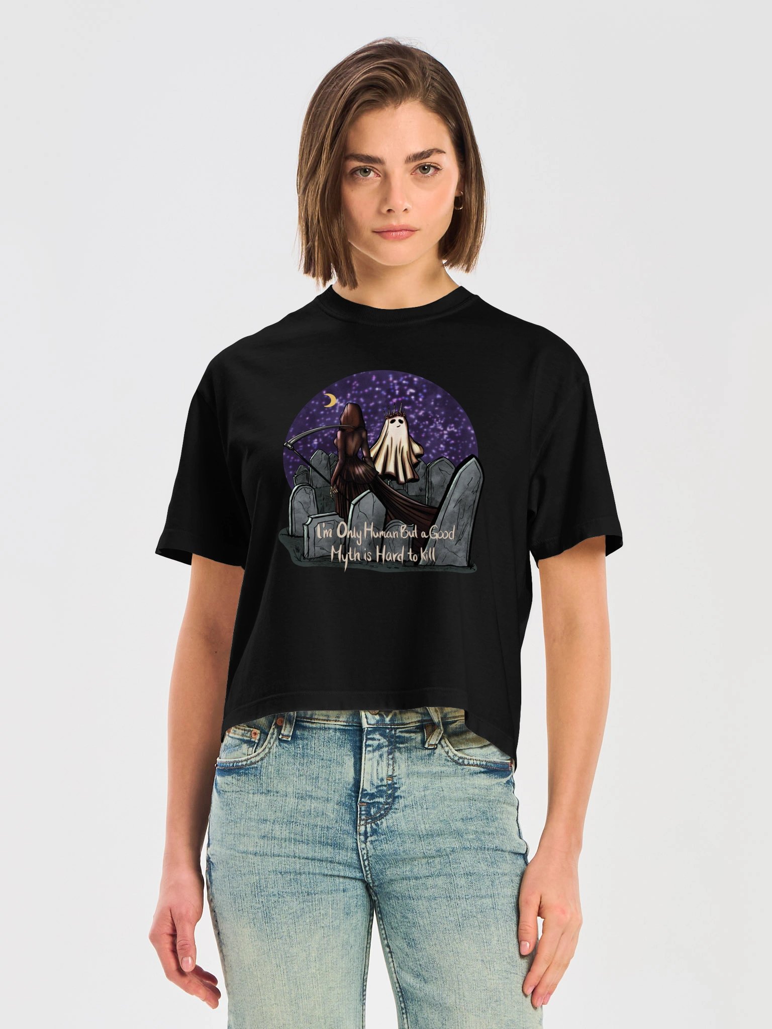 "Hard To Kill" Spooky Boxy Tee product image (5)