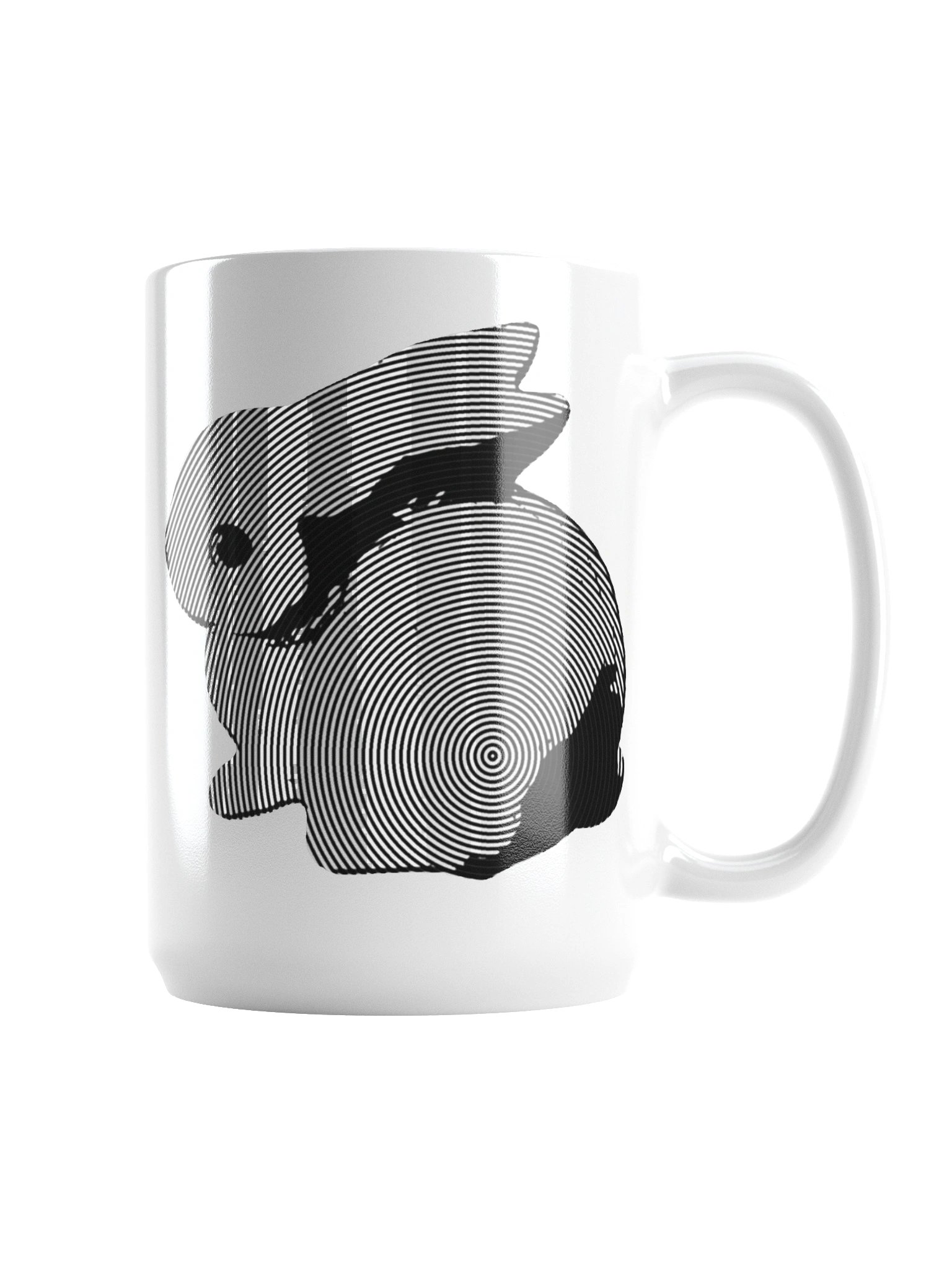schizo autist bunny milkmug product image (4)