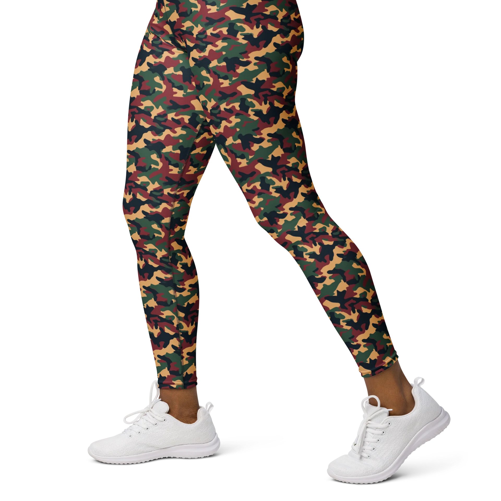 Autumn Blaze Camo Women’s Leggings product image (1)