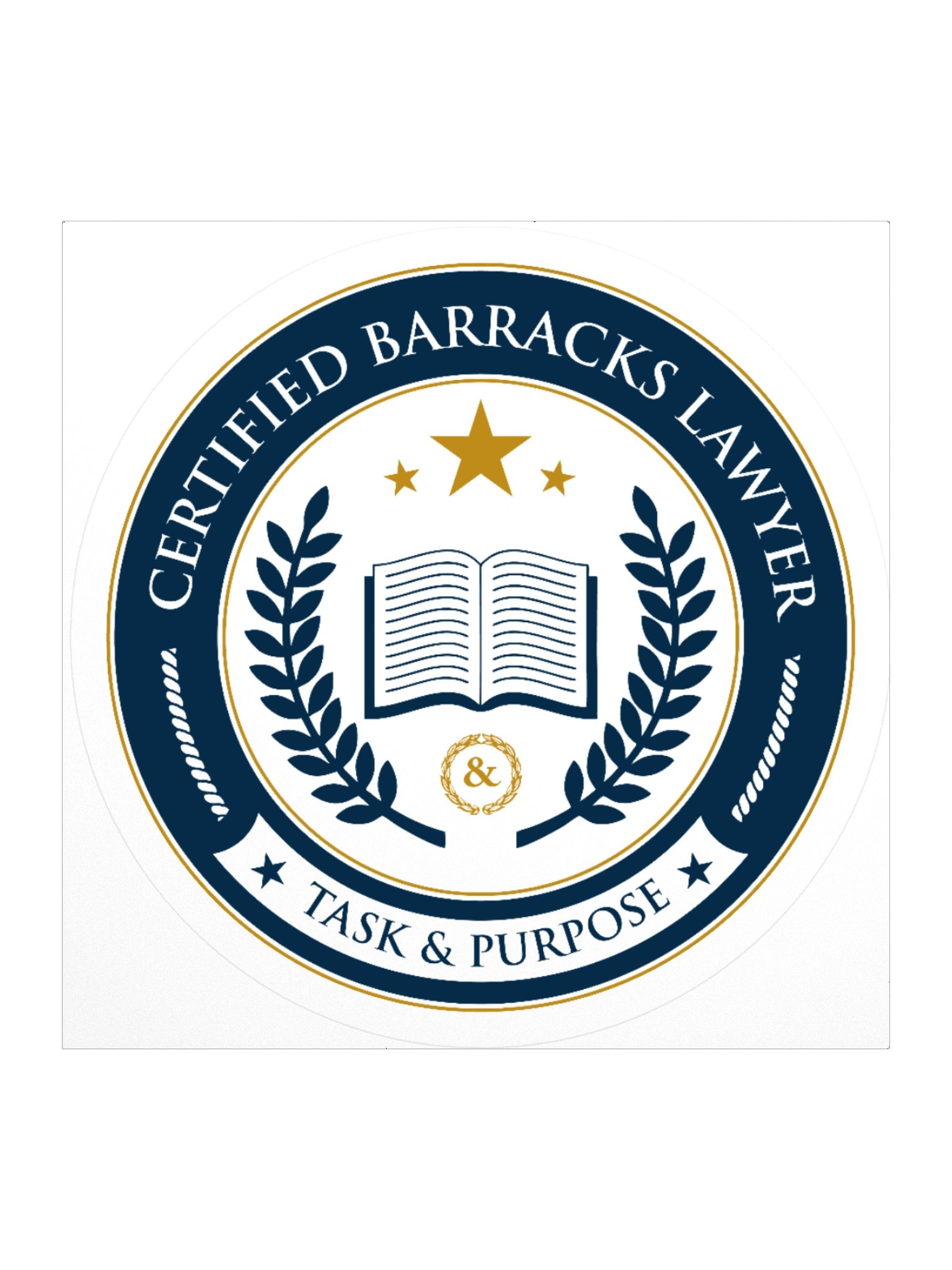 Certified Barracks Lawyer Sticker product image (1)