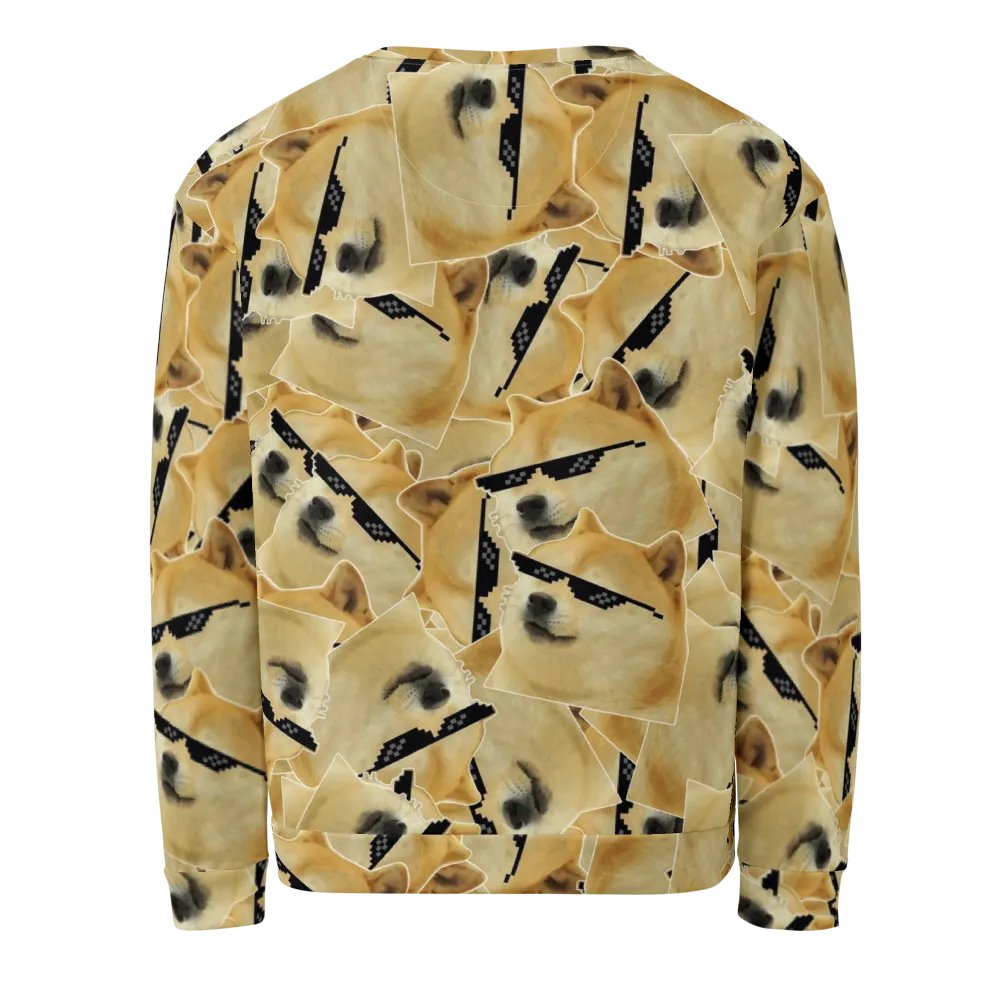 $DOGE Full Printed Unisex Sweatshirt product image (4)