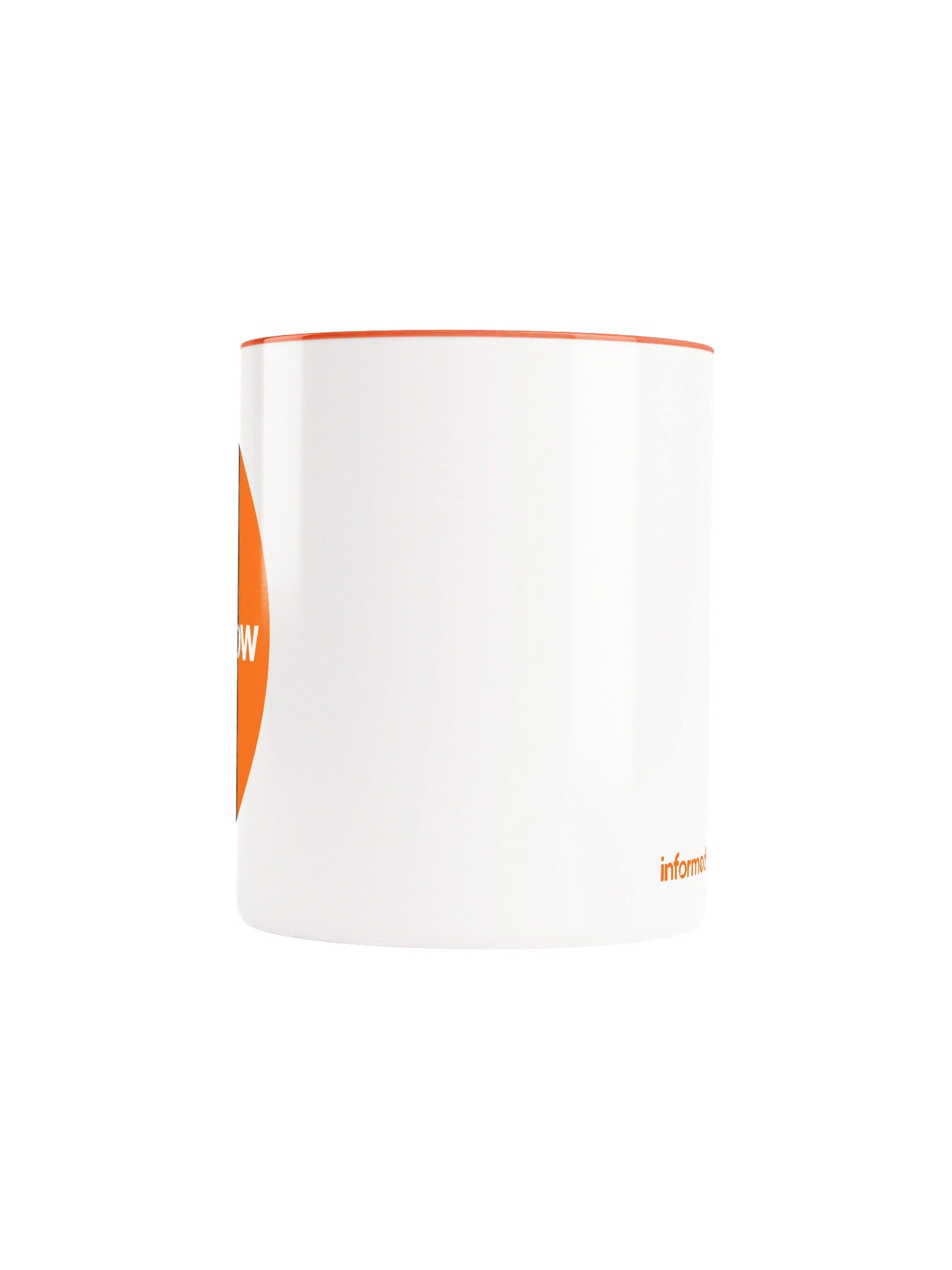 informed.now Ceramic Color Mug (Orange) product image (2)