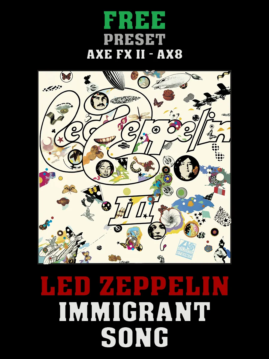 Led Zeppelin - Immigrant Song | Free Preset | Axe FX II - AX8 product image (1)