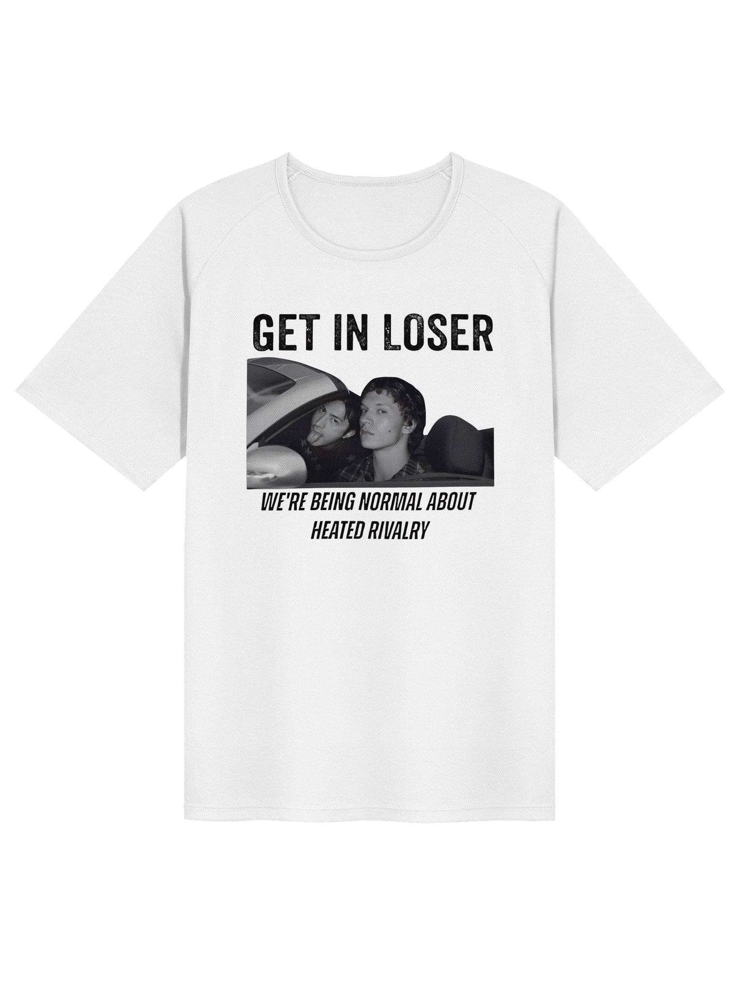 Get in Losers, We're Being Normal About Heated Rivalry Sports T-Shirt (Unisex) product image (1)