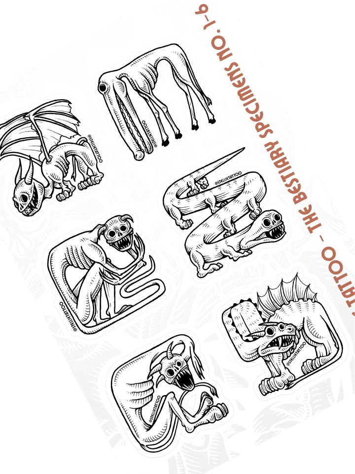 The Hollow Bestiary Specimens No. 1-6 product image (1)