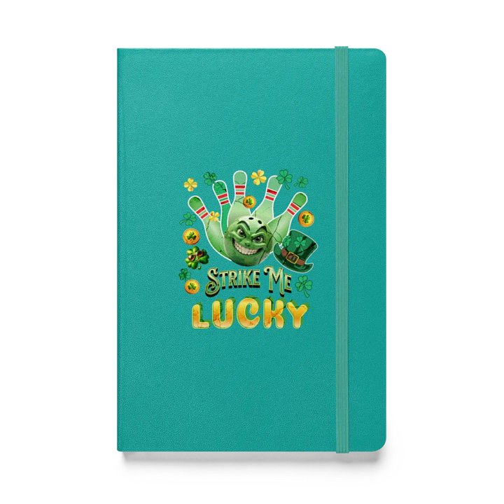 Strike Me Lucky Bowling Hardcover Notebook product image (1)