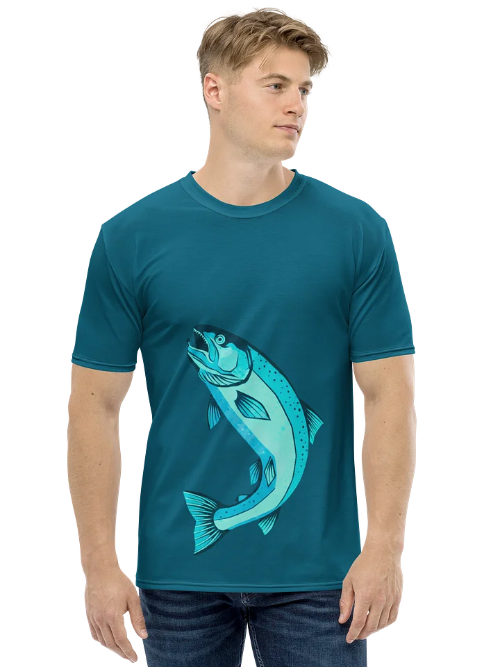 Leaping Blue Fish Splash Tee product image (1)