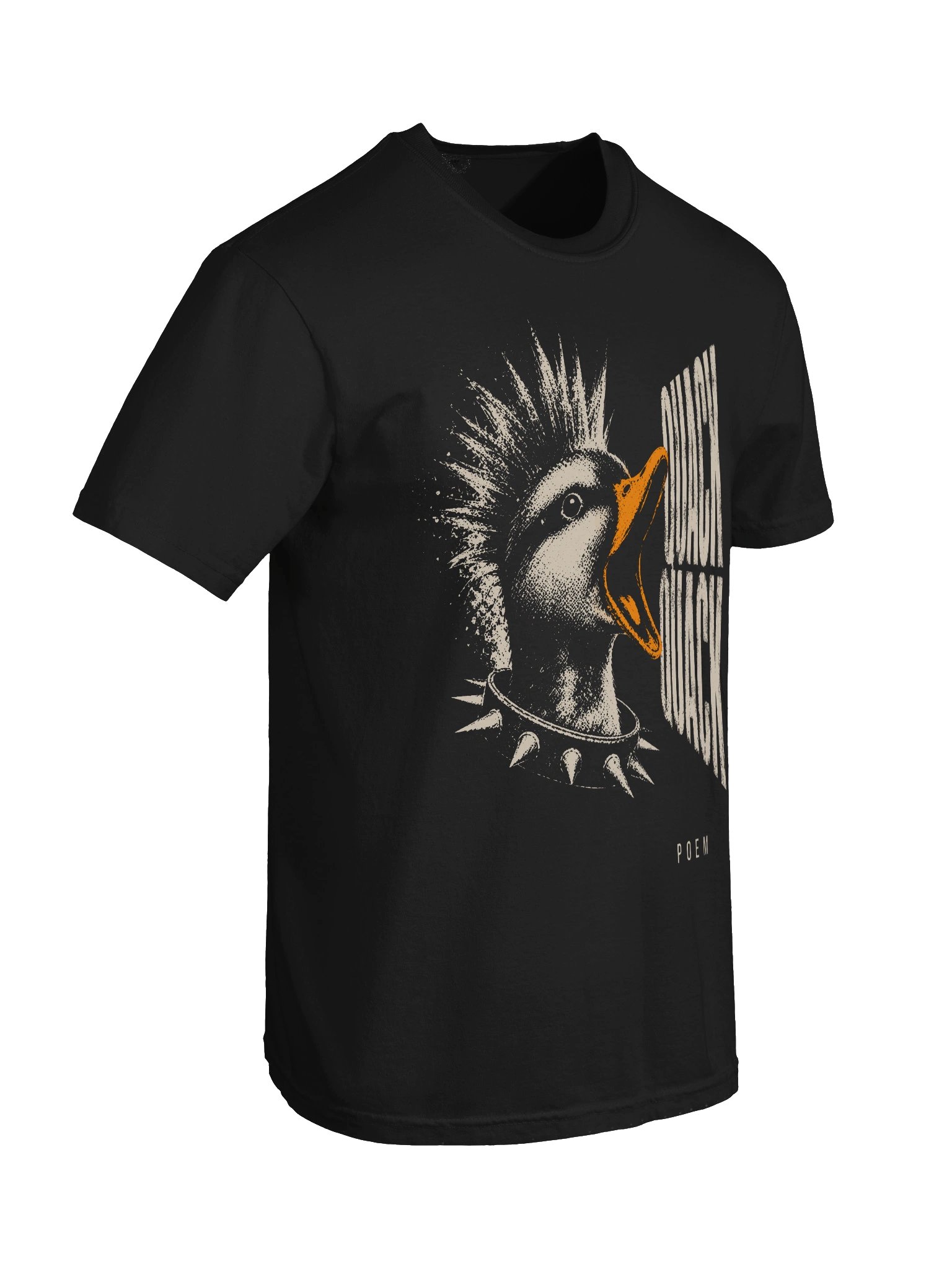 Punk Duck Quack Poem Heavyweight Graphic Tee product image (6)
