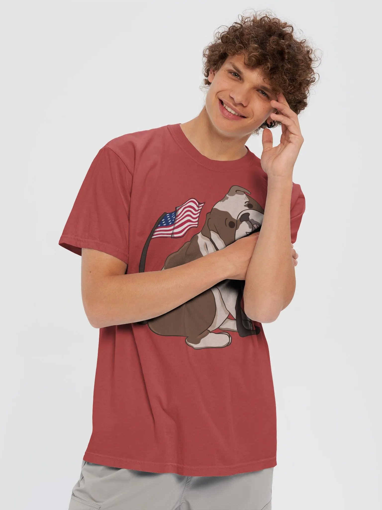 Patriotic Bulldog T-Shirt product image (5)