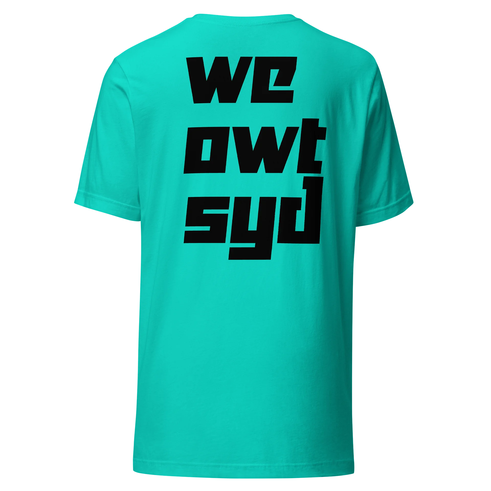 WeOwtsyd Premium T-Shirt - Chest Logo - Teal product image (1)