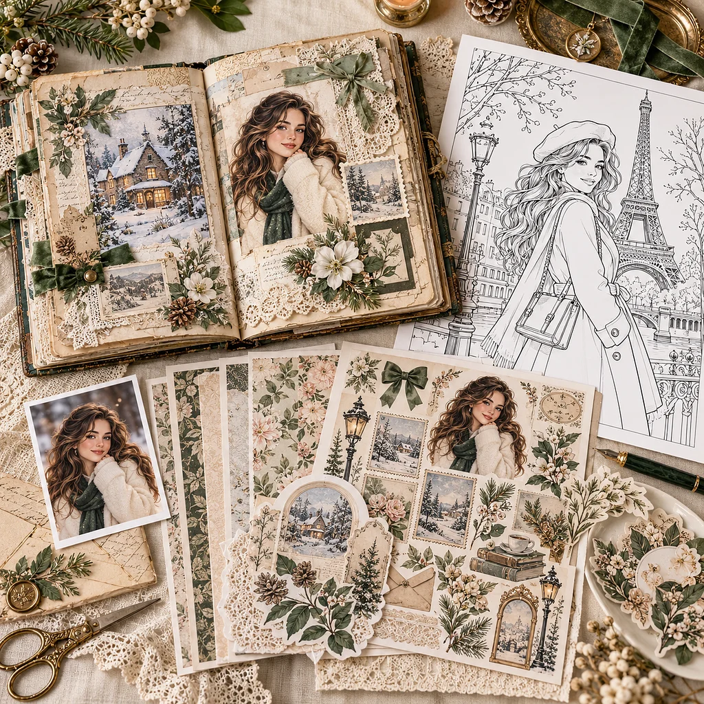 Personalized journal and scrapbook inspiration